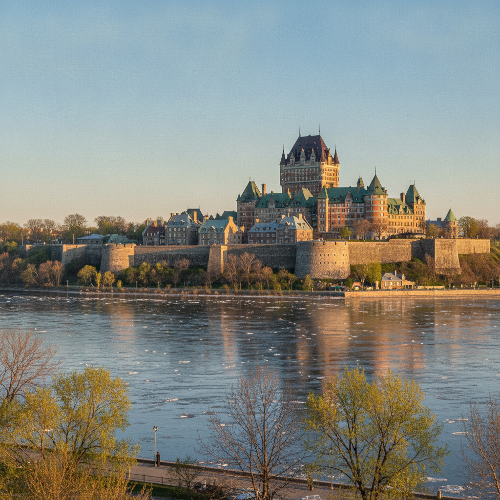 Quebec City: The First University in Canada Founded 1663, Why the Ice Canoe Race Depends on a Freezing River That Freezes Less Every Decade and What 4.5 Million Tourists Do to a City of 800000
