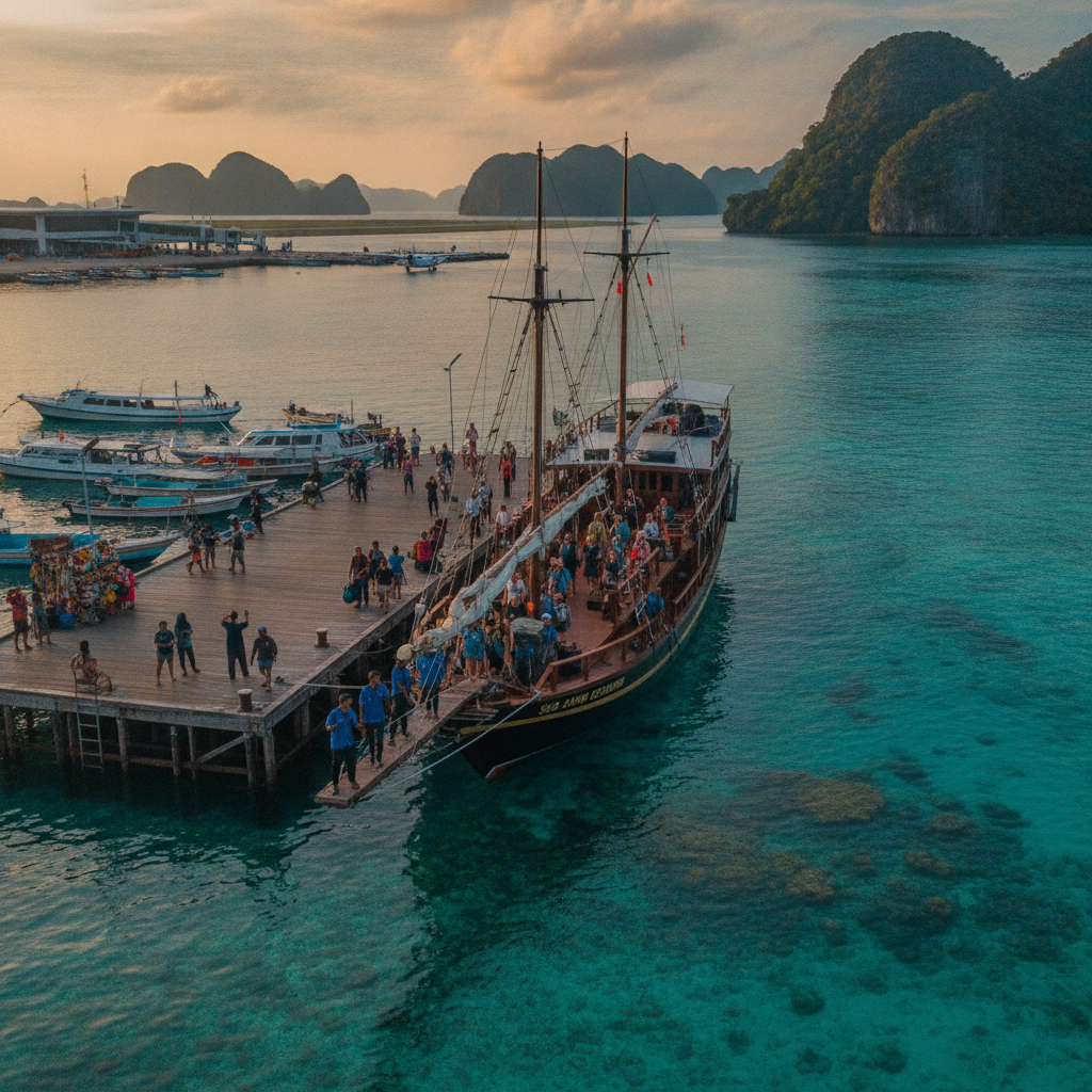 Raja Ampat Live-aboard Dive Safari Route