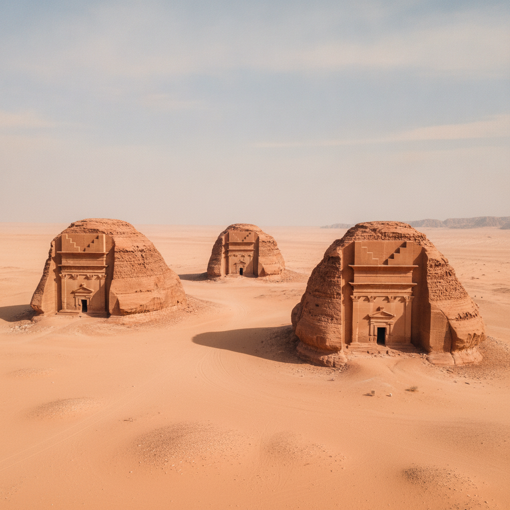 Saudi Arabia's Depth: Nabataean Hegra, Jeddah's Coral-Stone Tower Houses & the Empty Quarter