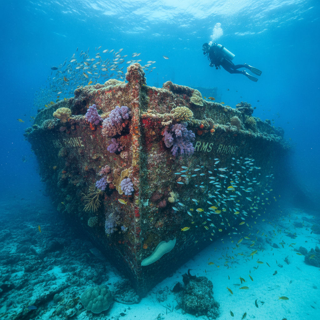 Tortola and BVI: Cane Garden Bay Beach, Sage Mountain Rainforest, Outer Islands Circuit, BVI Spring Regatta, the RMS Rhone Historical Wreck Dive, and the USVI Neighboring Connection