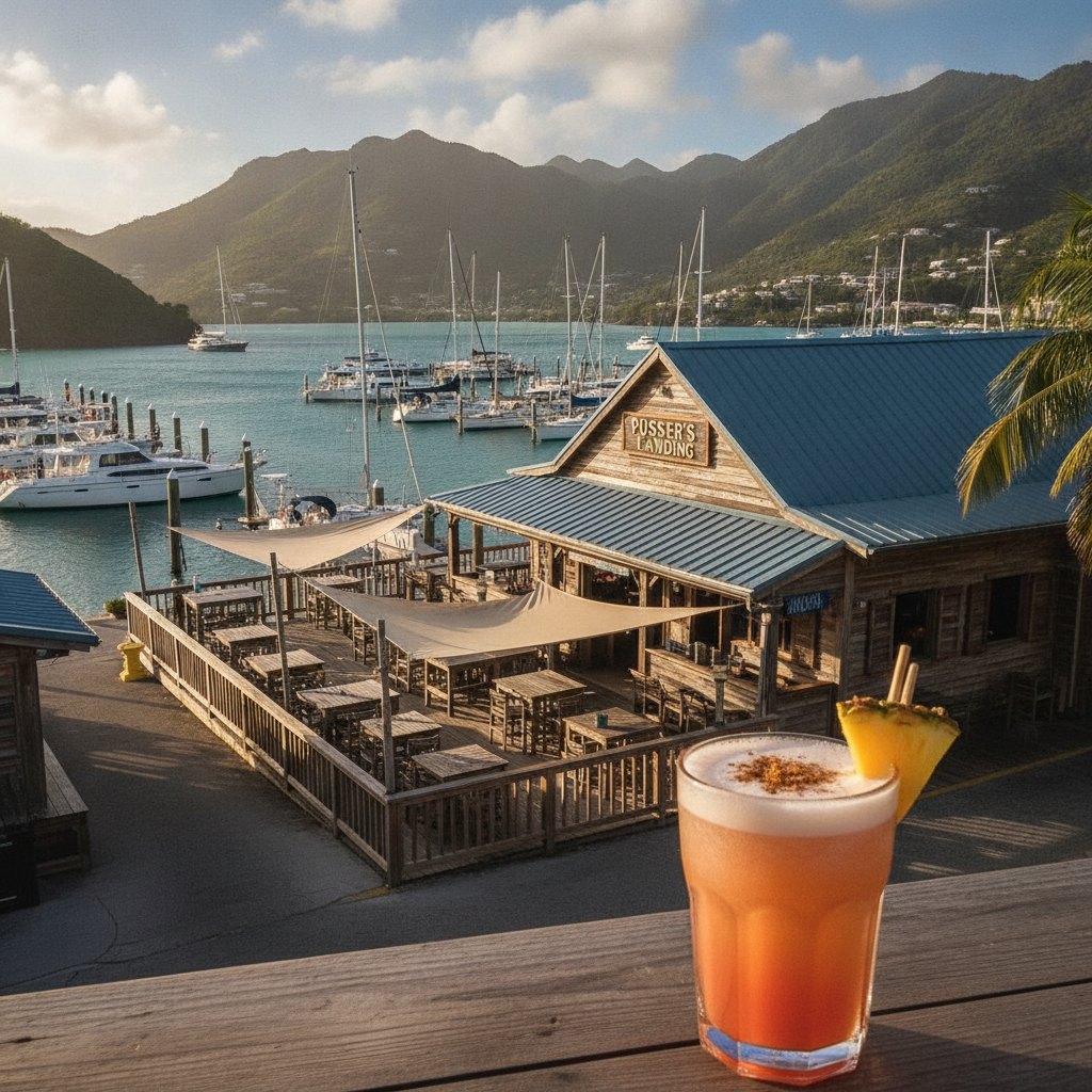Road Town Culture: Scrub Island, BVI Fungi Cuisine, Pusser's Royal Navy Rum, the Bitter End Yacht Club Legacy, BVI Offshore Finance, and the Complete Tortola Day Circuit