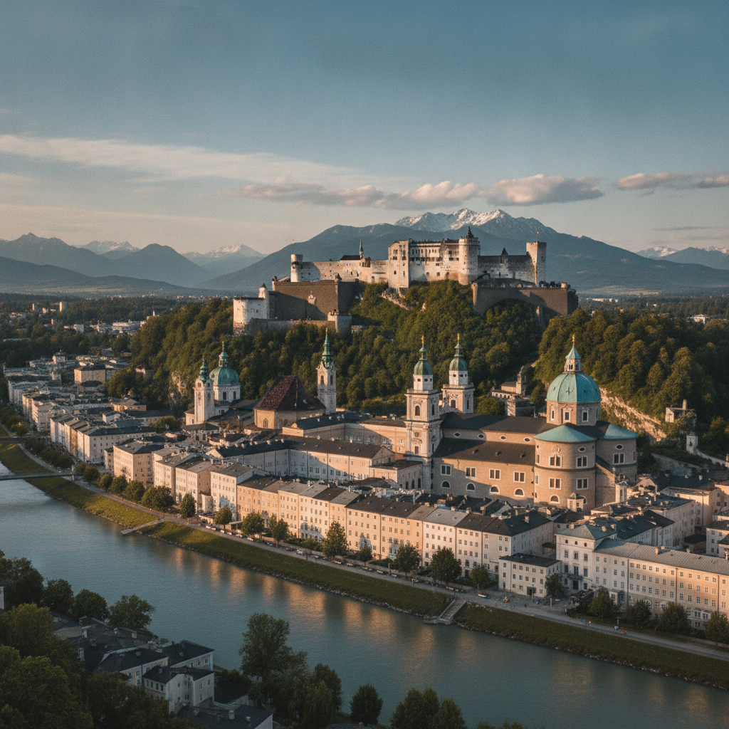 Salzburg — the Hohensalzburg Fortress, Mozart's Birthplace & the Sound of Music City