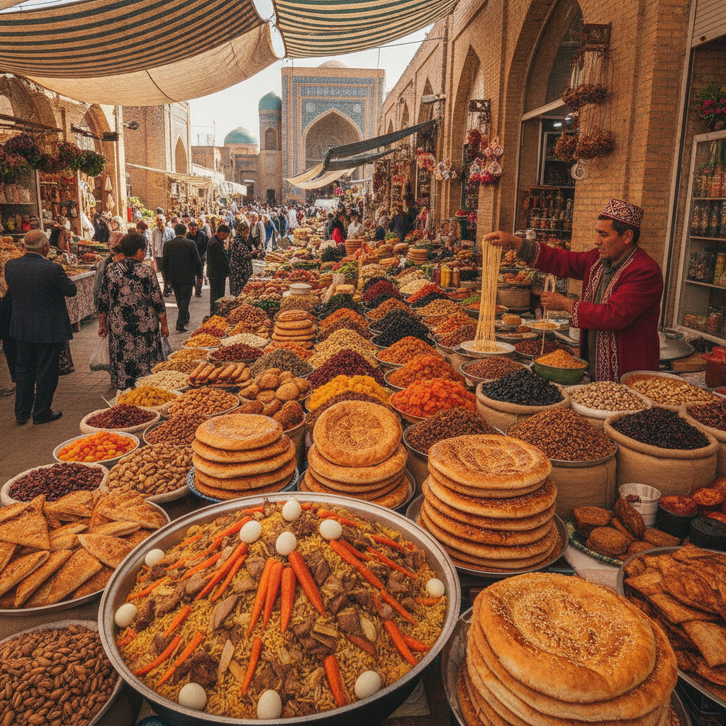 Samarkand Food: Uzbek Plov, Samsa, Laghman, the Siab Bazaar, and the Most Generously Abundant Single Central Asian Food Tradition