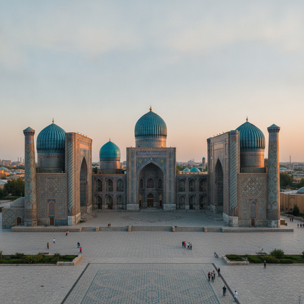 Samarkand Essential: The Registan, Shah-i-Zinda, Gur-e-Amir, Bibi-Khanym, and the Most Magnificently Tiled Single Silk Road City