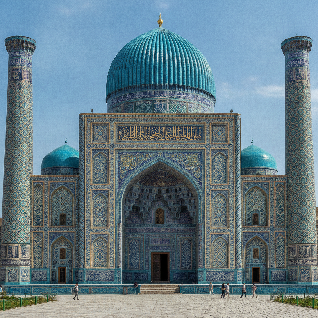 Samarkand Architecture: The Timurid Tilework, the Madrasas, the Dome Engineering, and the Most Comprehensively Blue-Tiled Single Islamic Heritage