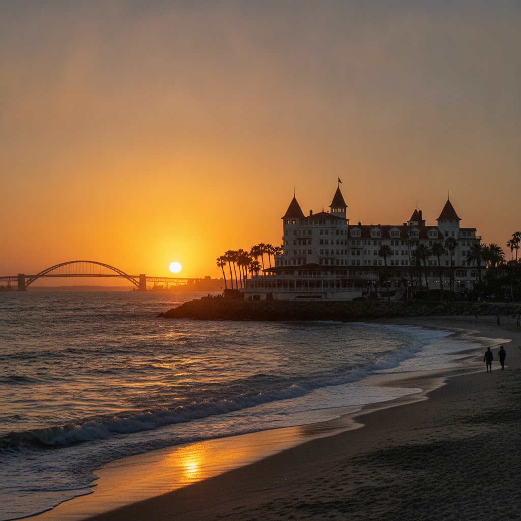 San Diego: Victorian Beach Palace, Free Organ Concerts Since 1915 and Caesar Salad Birthplace
