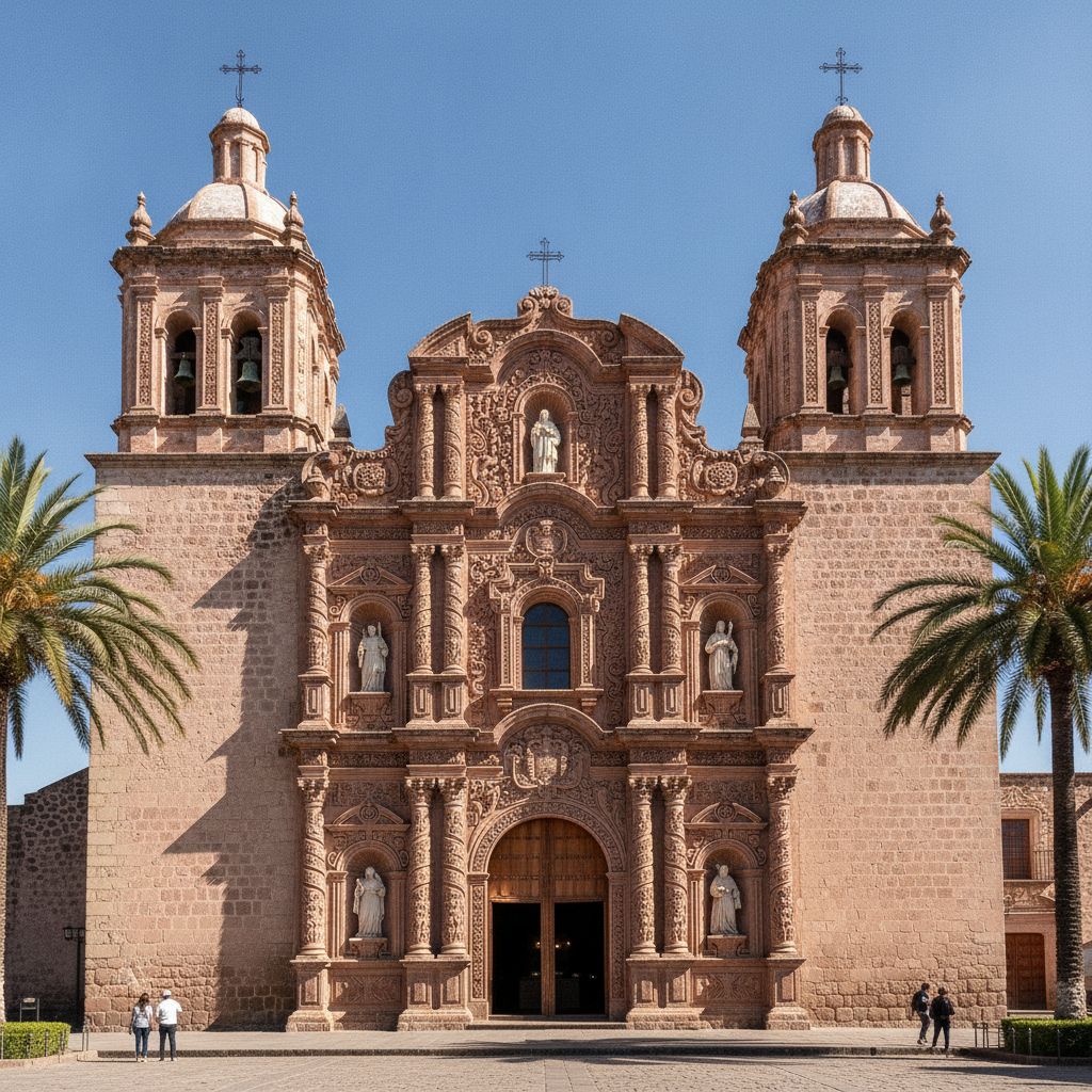 San Miguel de Allende Colonial Architecture Baroque Churches and the Oratorio de San Felipe Neri: Walking the Streets of a UNESCO World Heritage Site Whose Every Cobblestone Was Laid by Otomi and Chichimec Labor