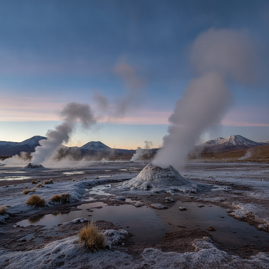 El Tatio Geysers: The Dawn Eruptions, the Thermal Pools, the Altiplano Wildlife, and the Third-Largest Geyser Field in the World