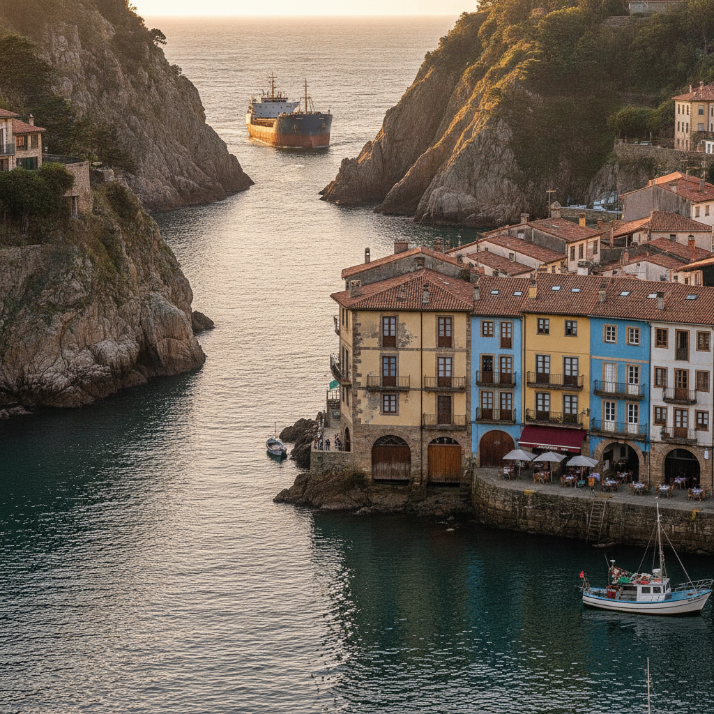 Pasajes Harbour, Hondarribia & the Basque Border Coast