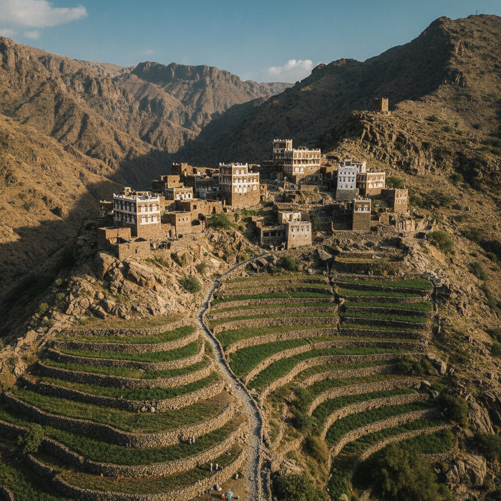 Haraz Mountains and Terraced Villages