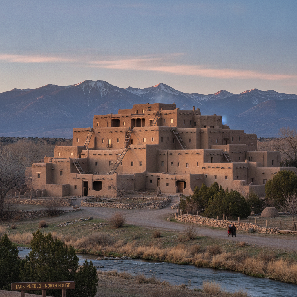 Santa Fe: Pueblo Revolt, Taos Pueblo, High Road, Santa Fe Opera, and Adobe Architecture