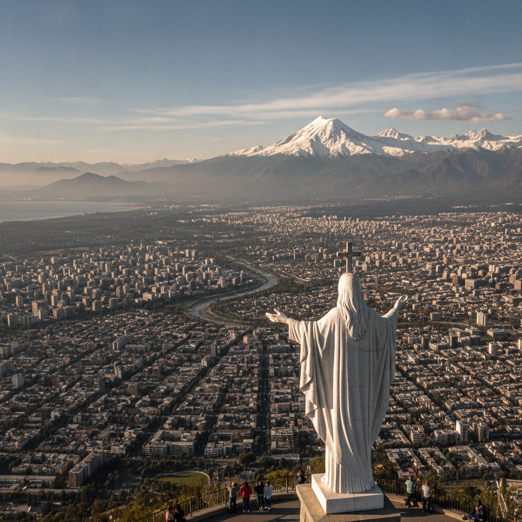 Cerro San Cristóbal, the Andes Panorama & Santiago's Natural Setting