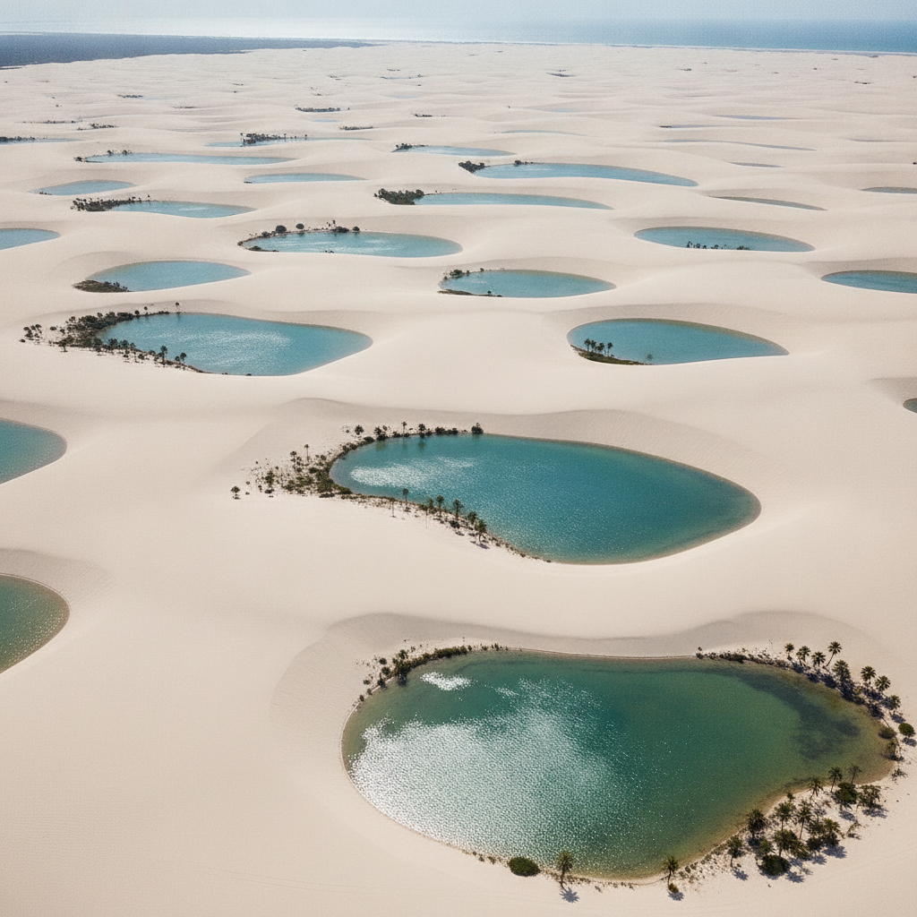 Lençóis Maranhenses: White Dunes & Turquoise Lagoons