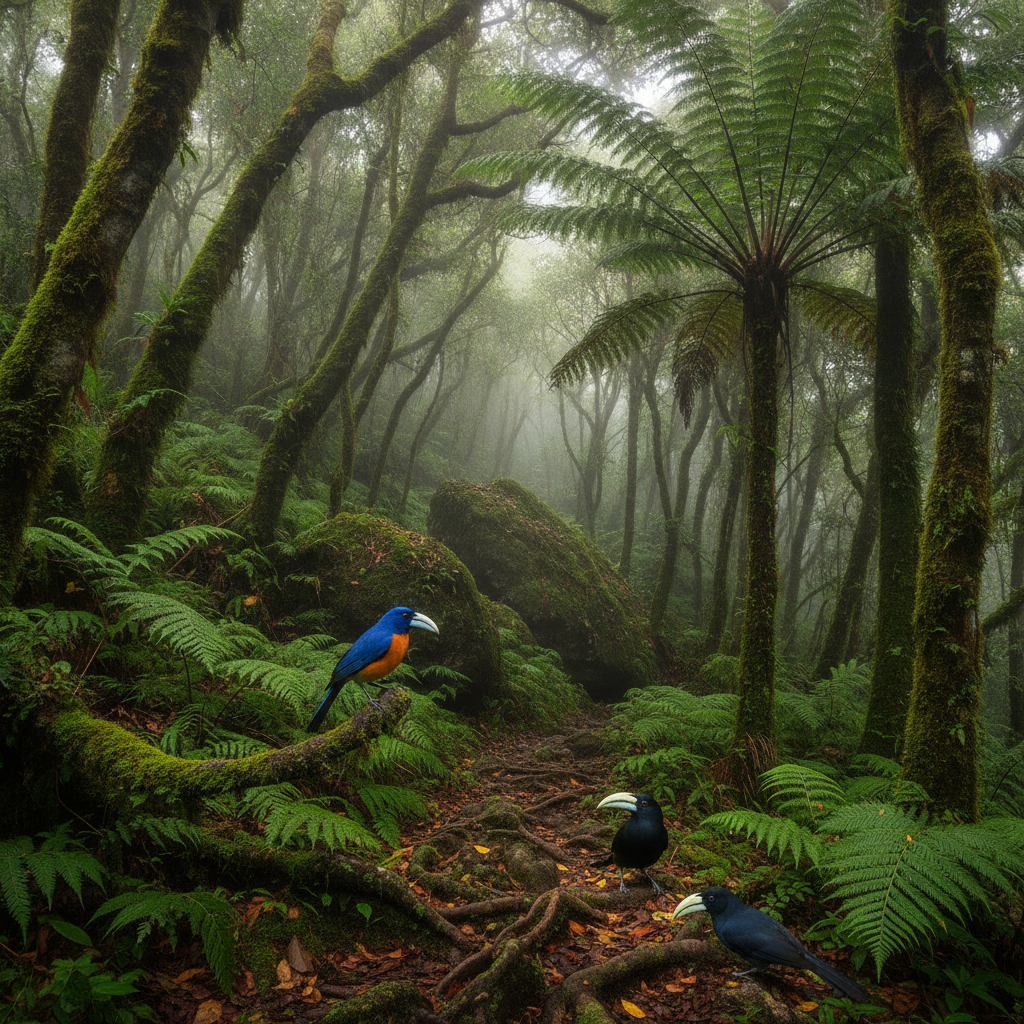 Pico de São Tomé: Hiking Through Endemic Cloud Forest