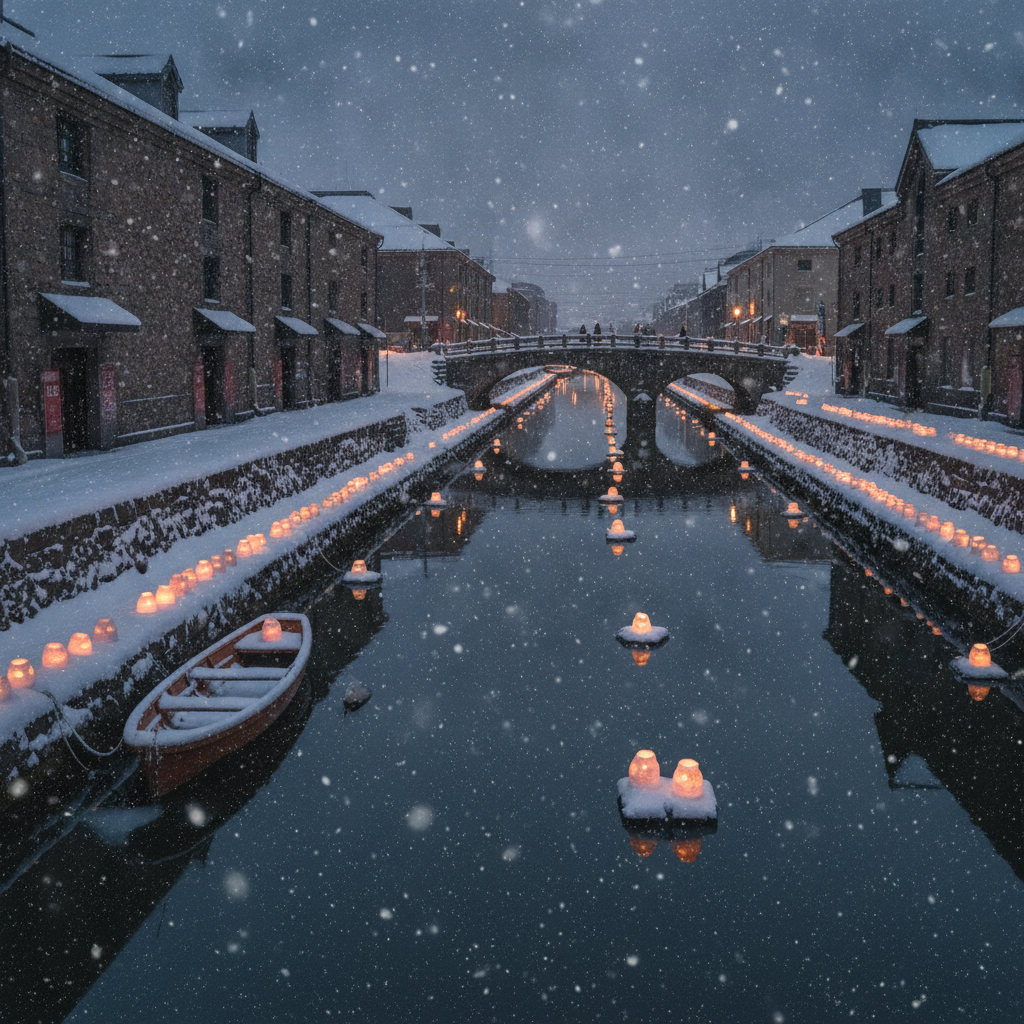 The City Named by Ezo Red Squirrels and Grid-Street Coordinates, Japan's First National Ainu Museum Opened in 2020 & the February Canal Candles That Run Simultaneously With the Snow Festival