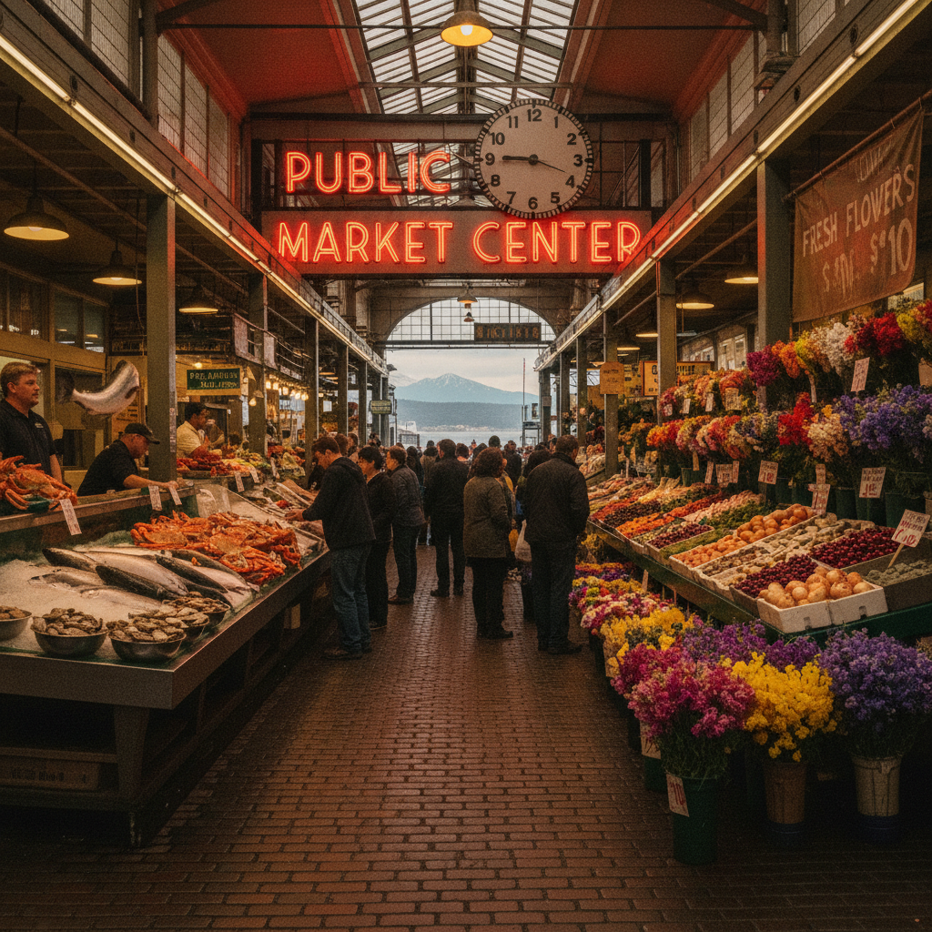 Pike Place Market, Elliott Bay & Seattle's Waterfront Soul
