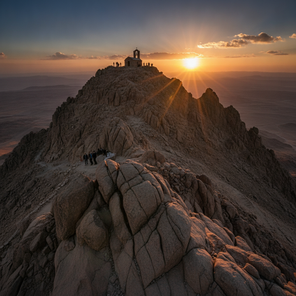 Mt Sinai and St. Catherine's Monastery: Dawn Pilgrimage in the Desert