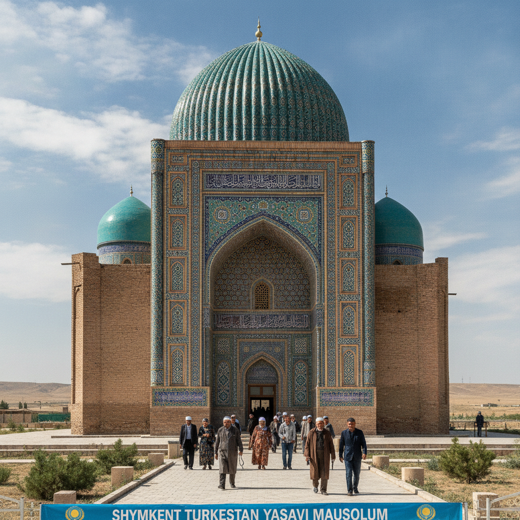 Shymkent Turkestan Yasawi Mausoleum Pilgrimage