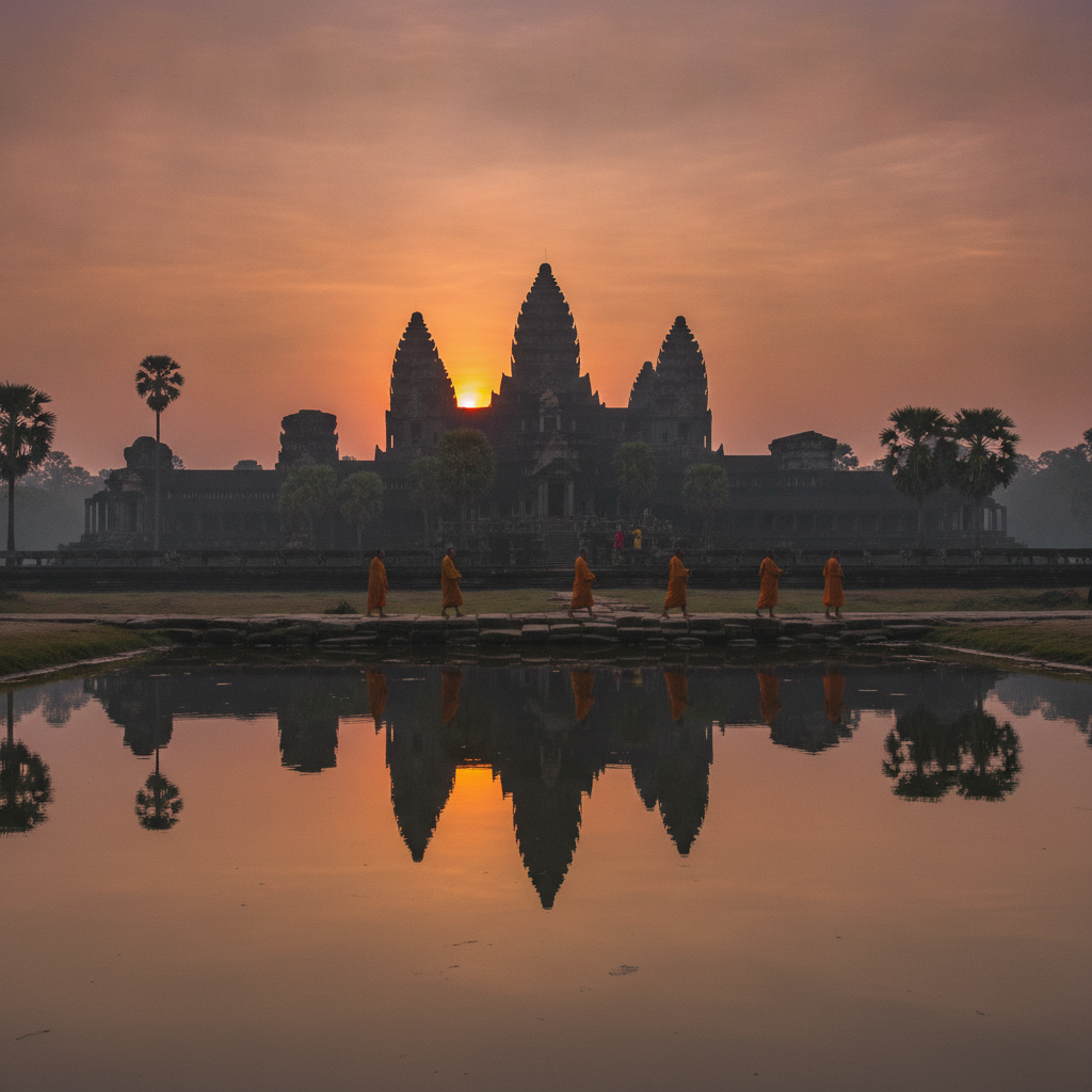 Angkor: Sunrise at the World's Largest Temple, 216 Stone Faces of the Bayon & Jungle-Swallowed Ta Prohm