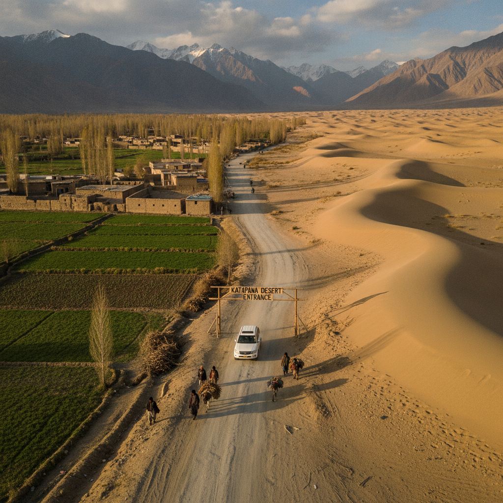 Skardu Katpana Cold Desert and Sand Dunes