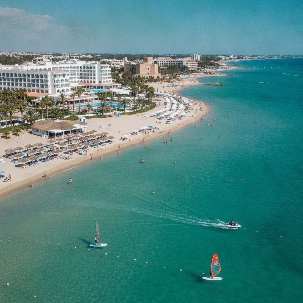 Sousse Beach: The Coral Beach Resorts, the Watersports, the Sousse Nightlife, and the Mediterranean Package Holiday Culture
