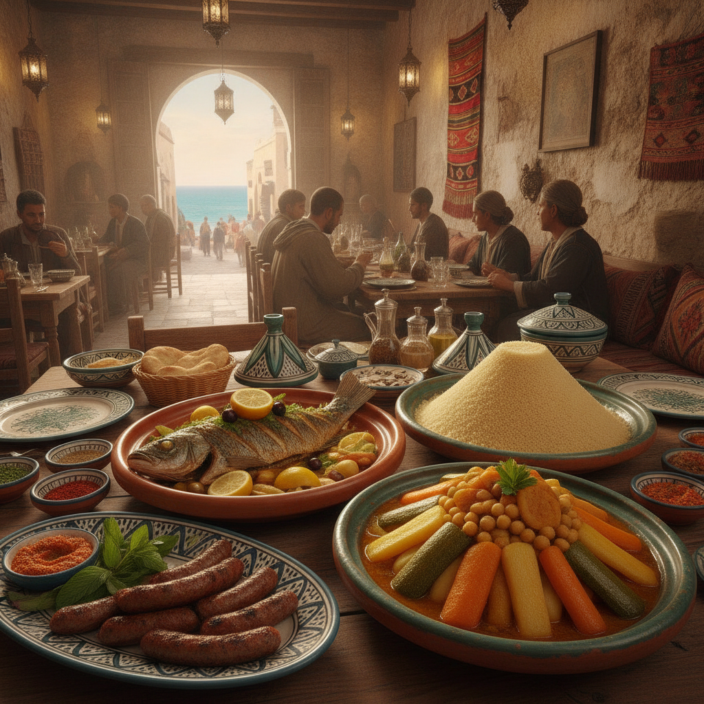 Sousse Food: The Sahel Couscous, the Sea Bass Tagine, the Merguez Grill, the Brick Oven Bread, and the Traditional Sousse Restaurant Scene