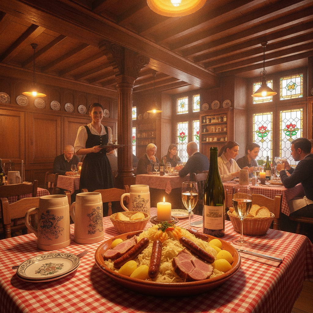 Strasbourg on a Plate: Choucroute, Tarte Flambée & Christmas Markets