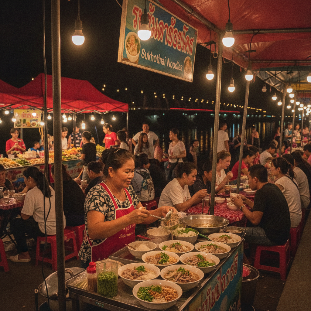Sukhothai Food & Local Market Walk