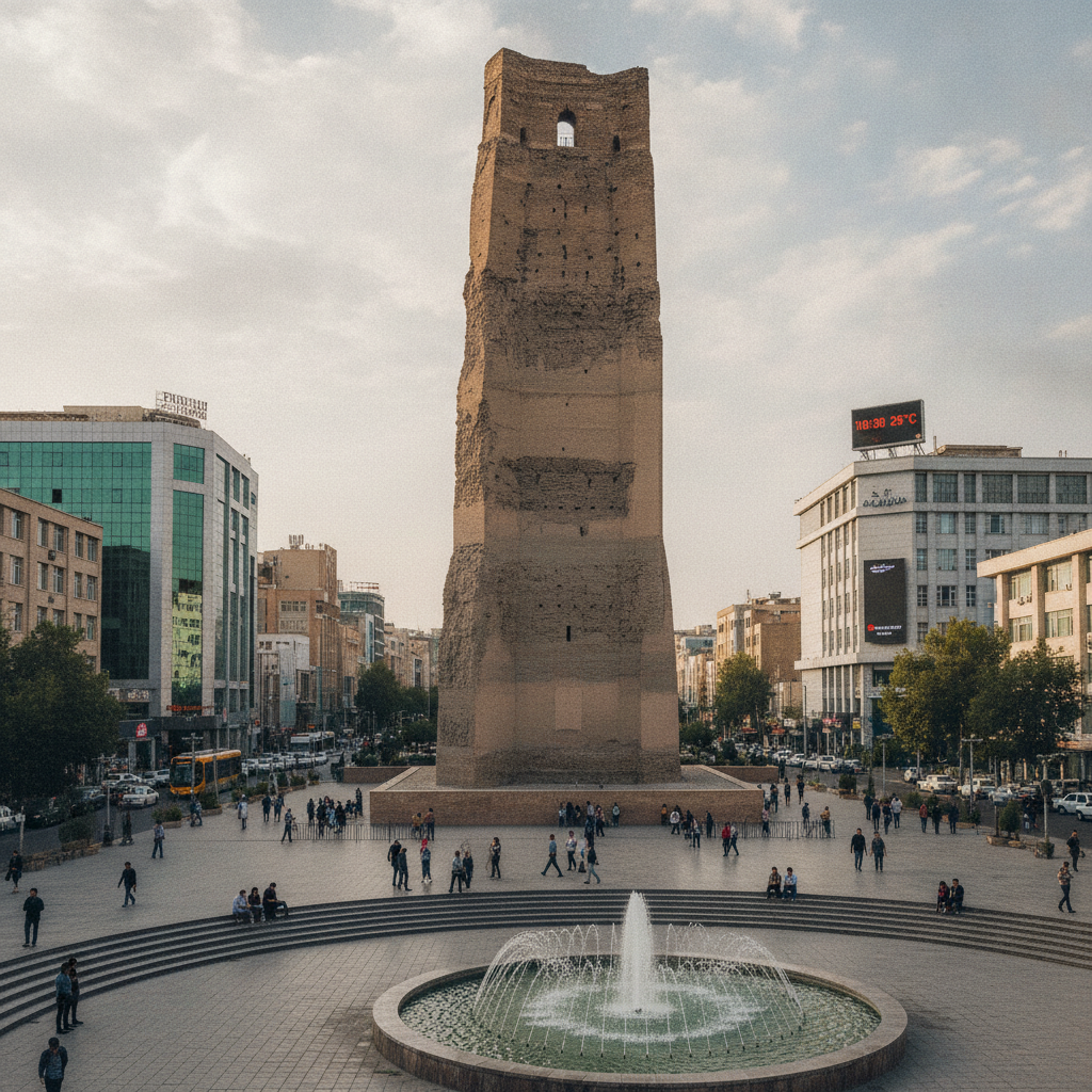 Arg of Tabriz Mud Brick Citadel Ruins