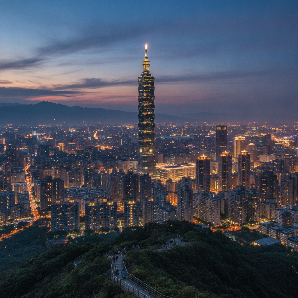 Taipei 101 & Xinyi — The City's Vertical Icon and Financial Heart