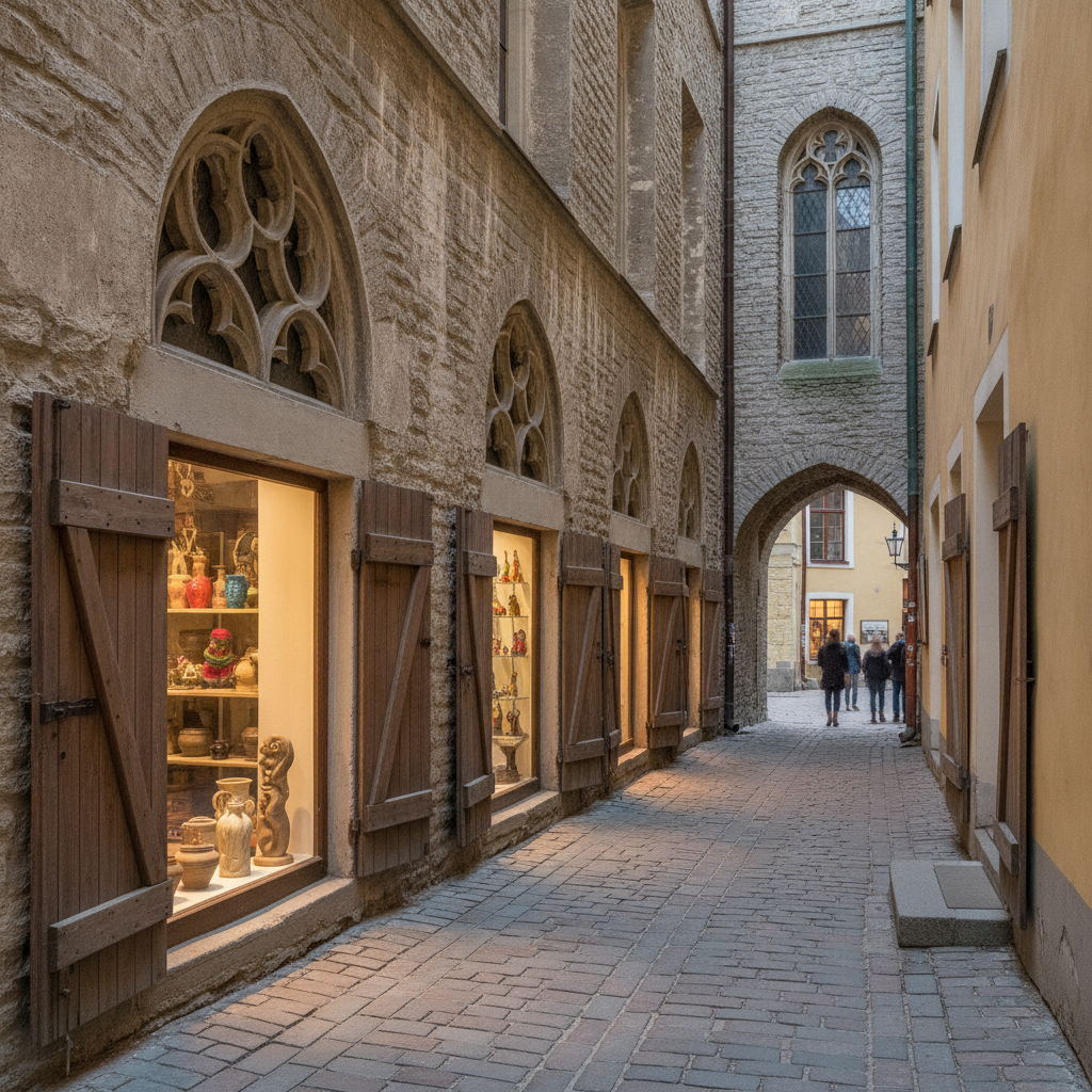 Tallinn Medieval Crafts & Culture β St. Catherine's Passage, the Dominican Monastery & Estonian Design