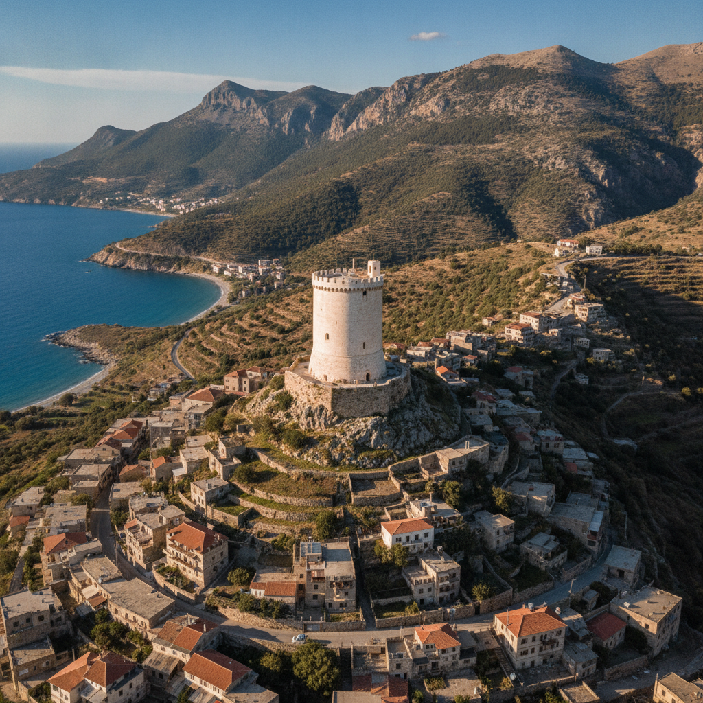 Safita Crusader Tower and Mountain Villages