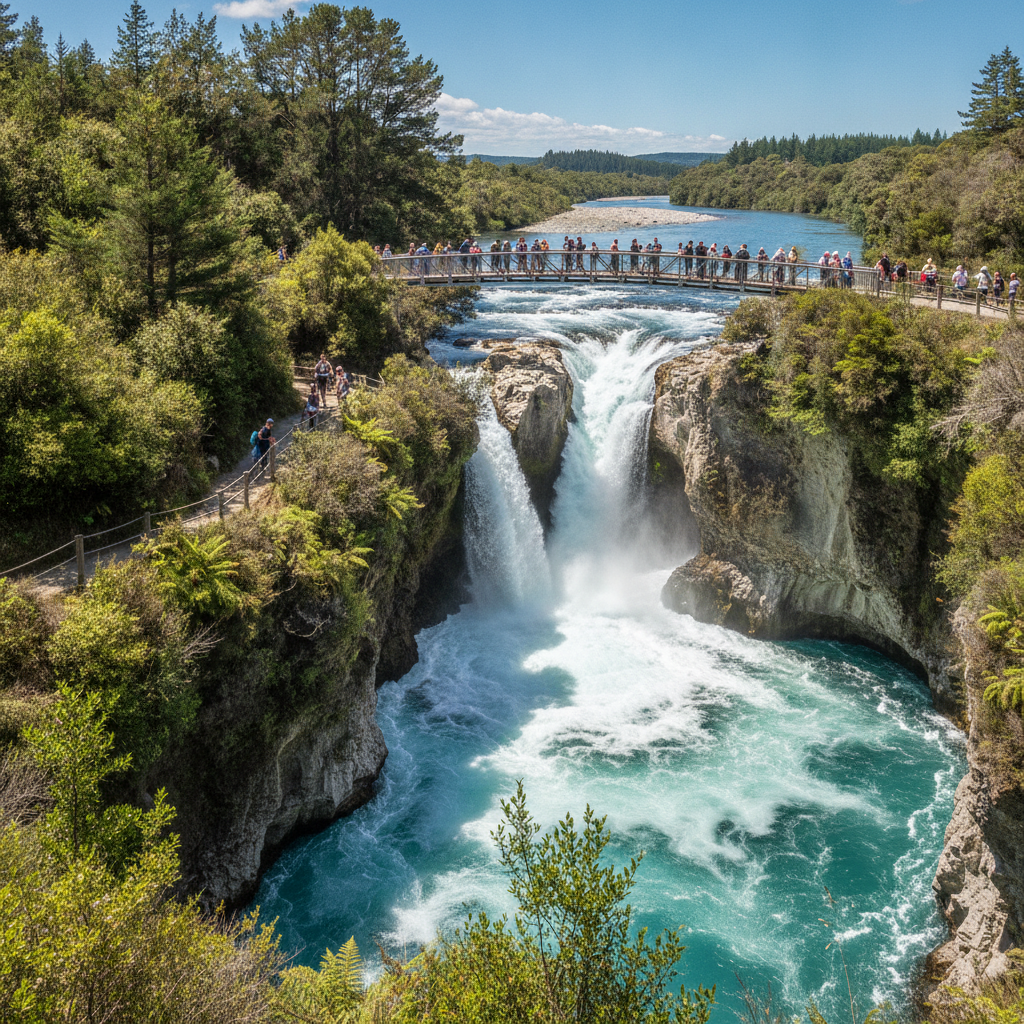Huka Falls & Waikato River Trail