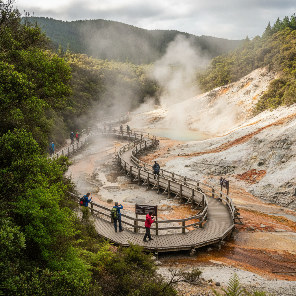 Orakei Korako Hidden Valley Geothermal Walk