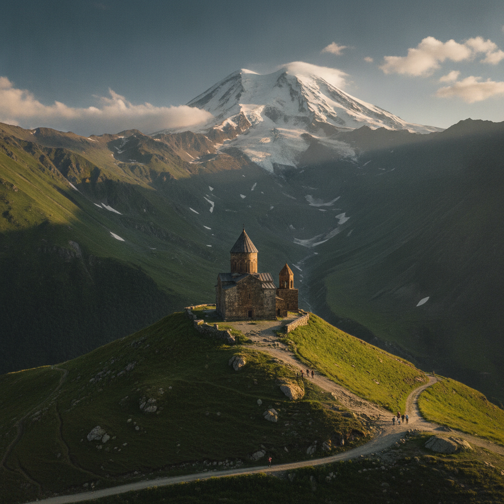 Georgia Mountains: Kazbegi, Gergeti Trinity Church, the Caucasus Hiking, the Juta Valley, and the Most Dramatically Alpine Single Caucasus Adventure