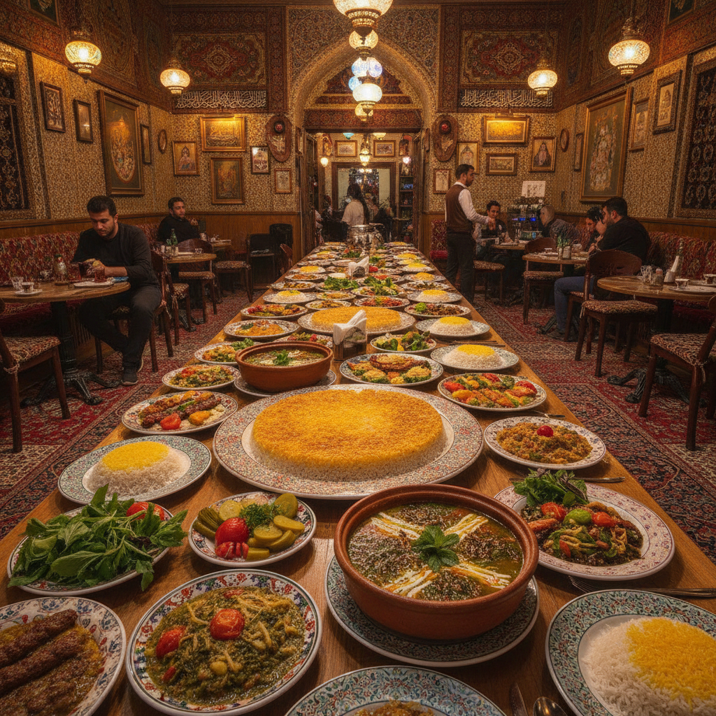 Tehran Food: Ash-e Reshteh, Tahdig, the Grand Bazaar Food, the Cafe Scene, and the Most Culinarily Diverse Single Iranian City