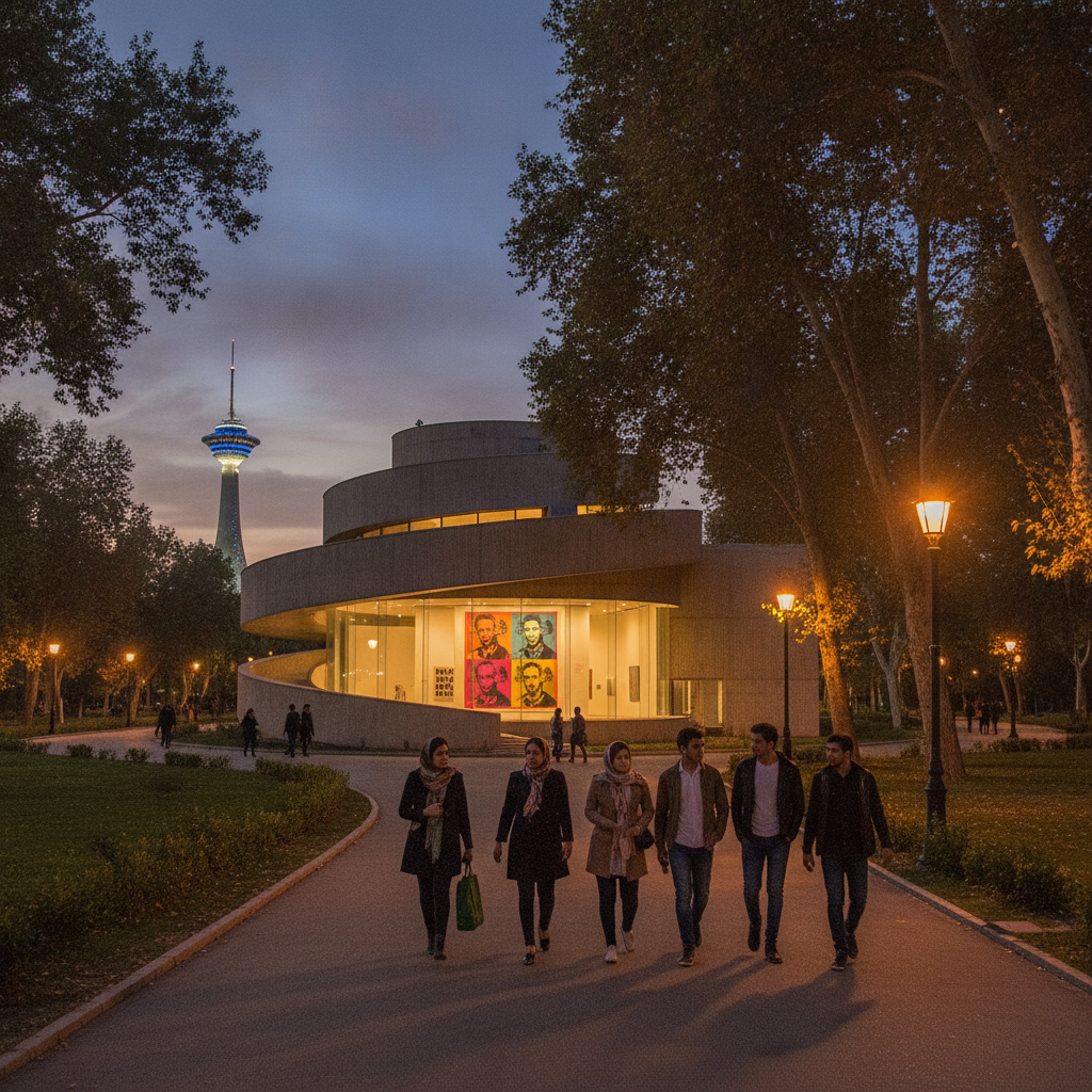 The TMoCA Collection the Most Valuable Western Modernist Art Outside Europe and North America, the Pahlavi Shah's Books Left in Place the Day He Fled in 1979 & the Behesht-e Zahra Cemetery Containing 200,000+ Iran-Iraq War Dead