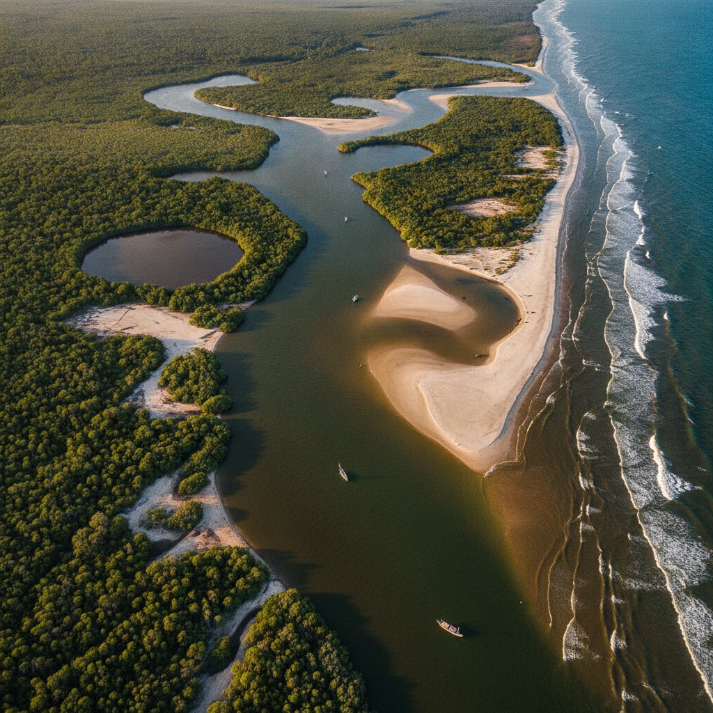 Delta do Parnaíba: America's Only Open-Sea Delta