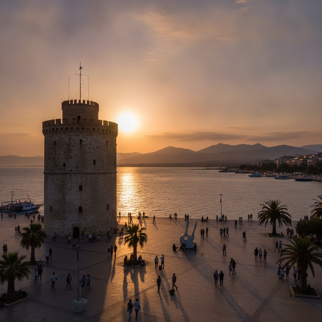 Thessaloniki Waterfront & Roman Legacy β the White Tower, Galerius Complex & Byzantine Walls