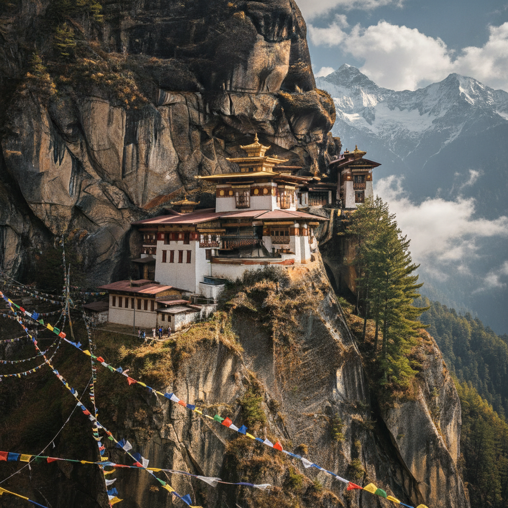 Bhutan Sacred Sites: Tigers Nest (Taktsang), Paro Rinpung Dzong, the Punakha Dzong, and the Most Dramatically Sacred Single Himalayan Buddhist Heritage