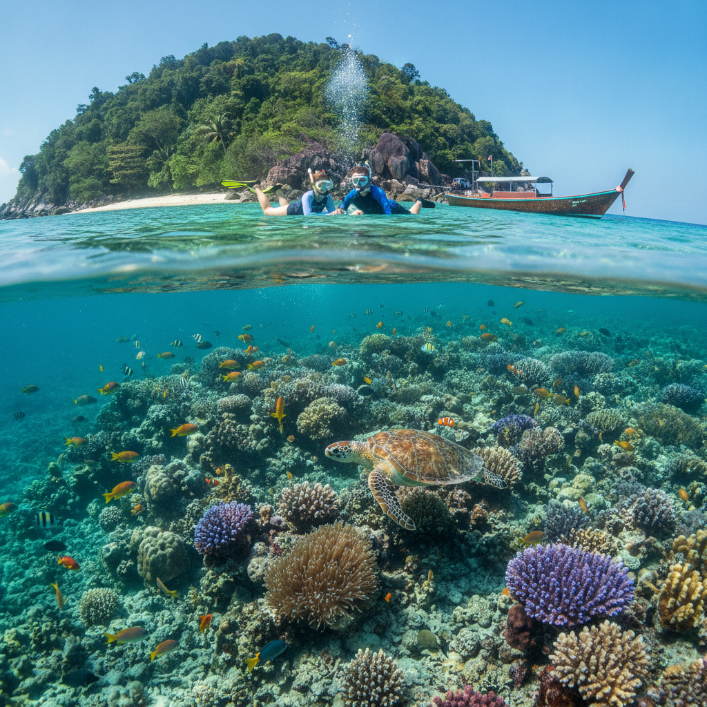 Tioman Island Coral Reef & Snorkeling Walk