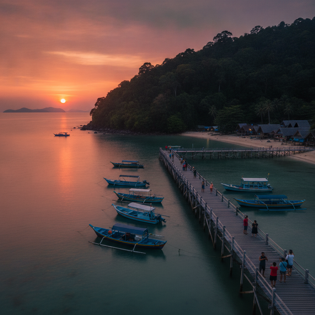 Tioman Island Sunset & Nature Evening Walk