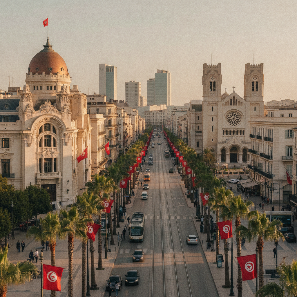 Tunis History: The Aghlabid Founders, the Hafsid Golden Age, the Ottoman Regency, the Husseinid Beys, and the French Protectorate Avenue Habib Bourguiba