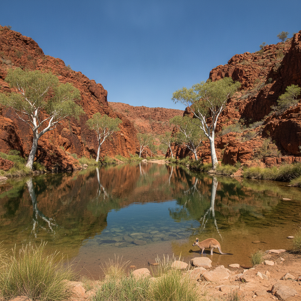 Uluru: Alice Springs and Arrernte Country, West MacDonnell Ranges Gorges and Larapinta Trail, Red Centre Desert Ecology, Dark Sky Astronomy and Anangu Star Knowledge, Uluru Statement from the Heart, Albert Namatjira Art, and Complete Red Centre Verdict