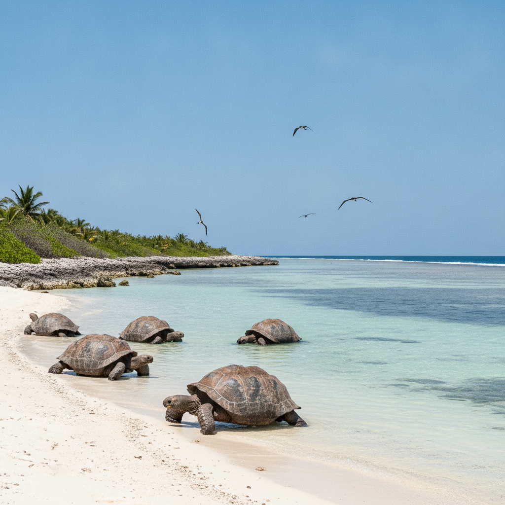 Aldabra Atoll: World's Largest Giant Tortoise Colony