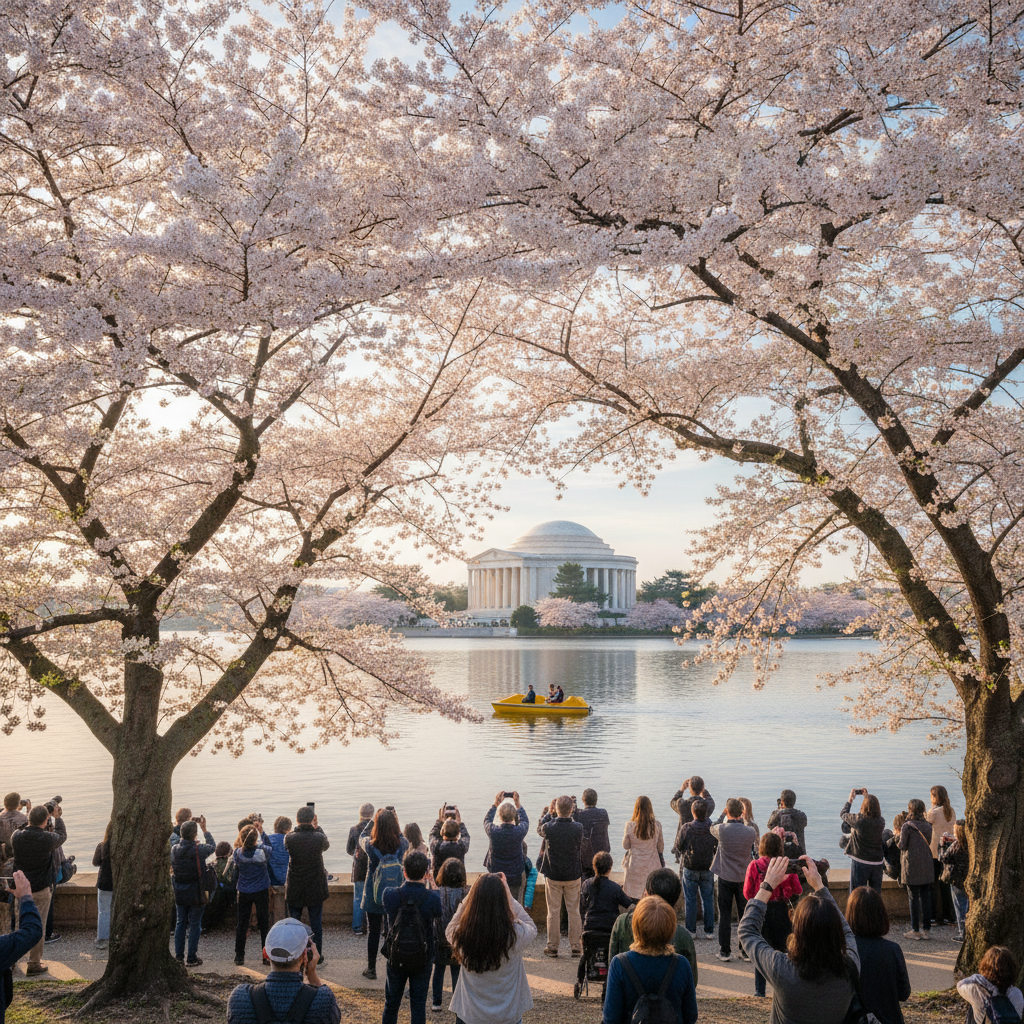 Cherry Blossoms & the Tidal Basin — Washington in Spring