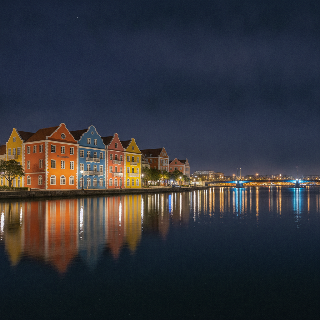 Willemstad Culture and Food: Funchi and Stoba Creole Kitchen, Contemporary Art, the Superior Producer Wreck Dive, and the Handelskade by Night
