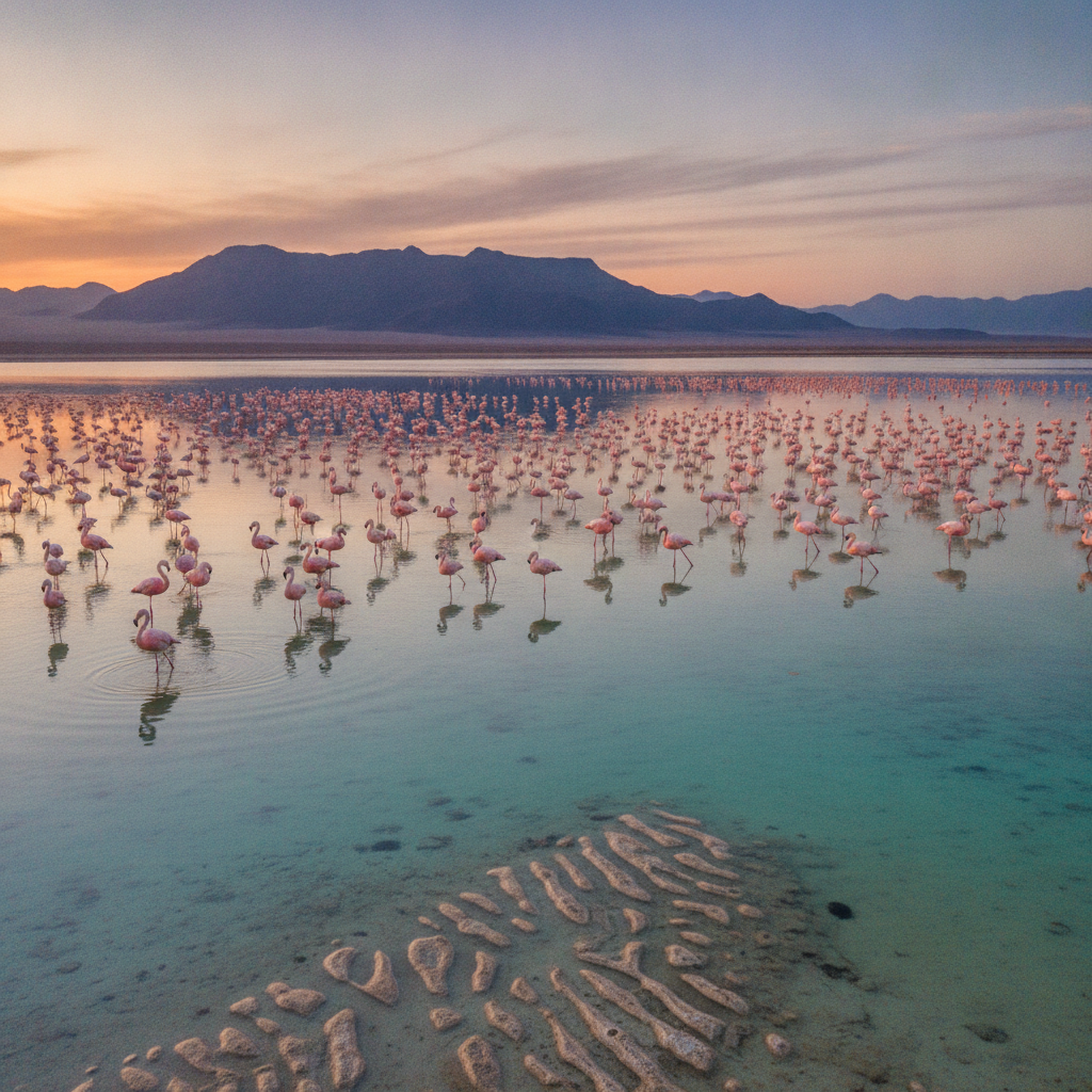 Windhoek: Walvis Bay Flamingos, Sossusvlei Geology, Twyfelfontein UNESCO Rock Engravings, Caprivi Strip, and Photography