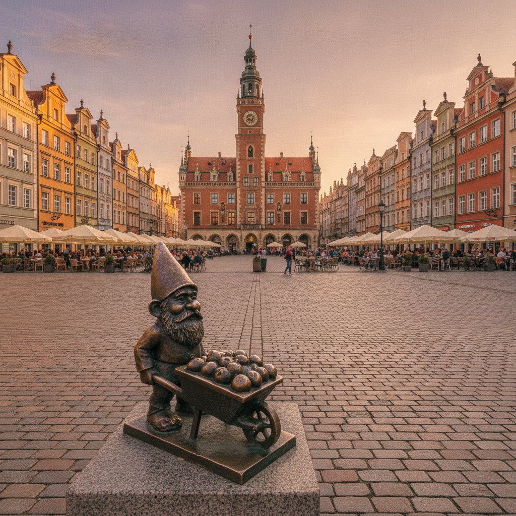 Wrocław Market Square — the Gothic Town Hall, the Dwarfs & the Old Town Islands