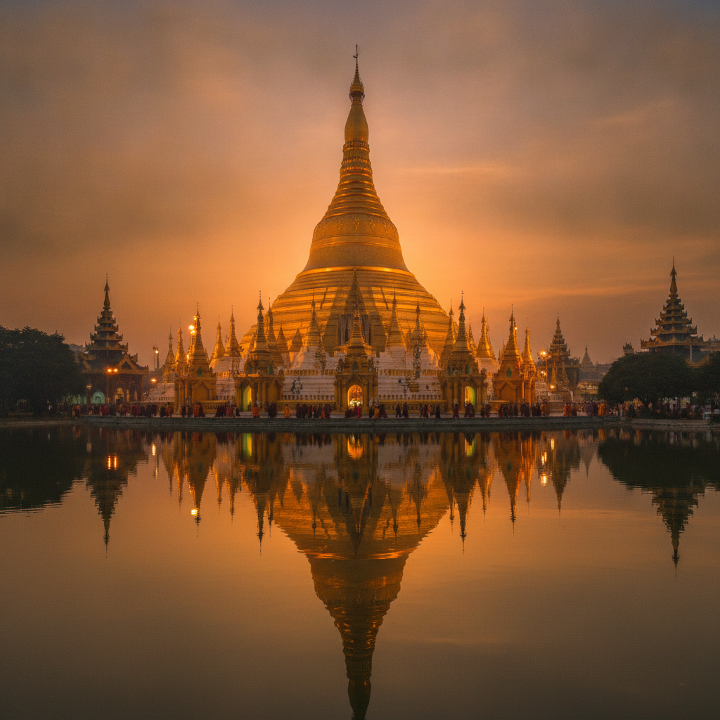 Yangon: 60 Tonnes of Gold on Shwedagon Pagoda, Victorian Rangoon's Last Streets & the Tea House Where Myanmar Talks